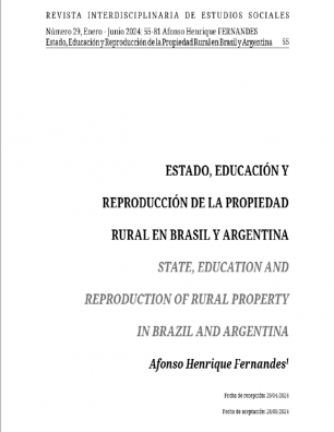 Estado, Educación y Reproducción de La Propiedad Rural En Brasil